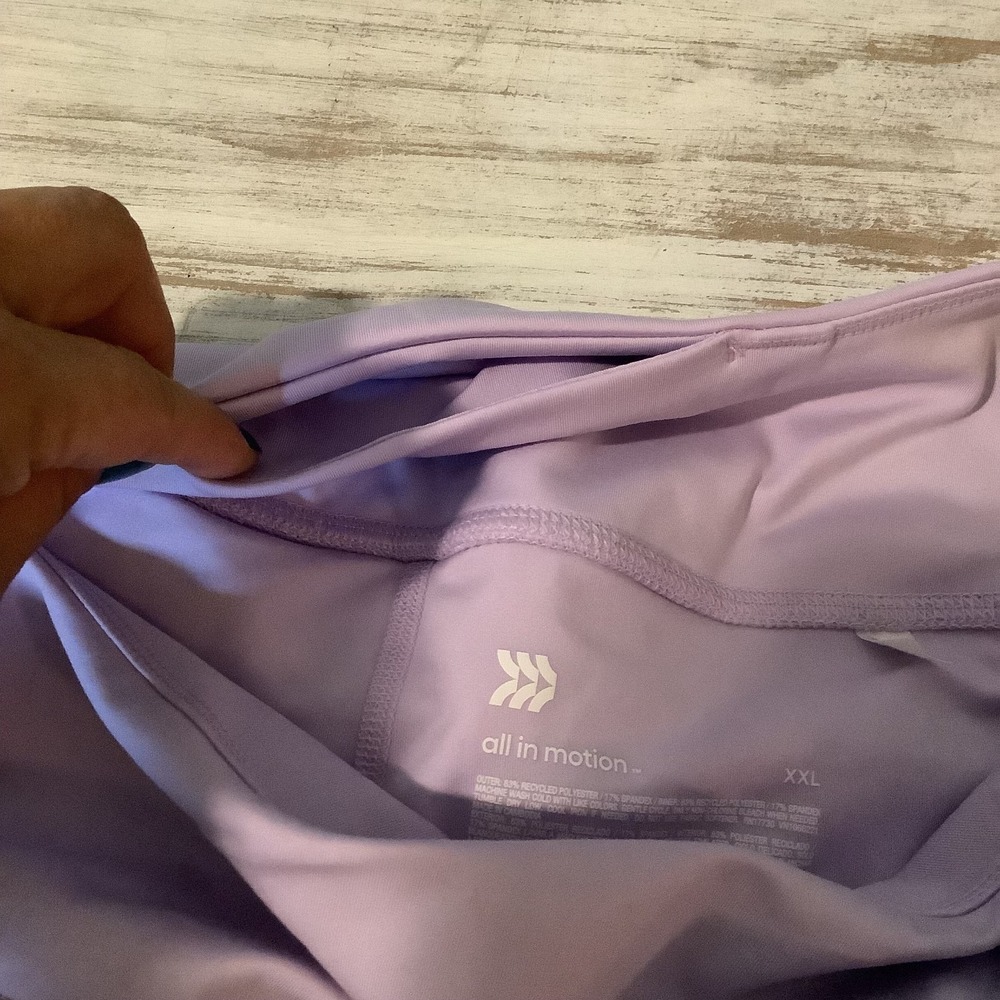 Women's All In Motion Lavender Purple Tennis Golf Pickleball Skirt Skort XXL - Picture 6 of 9
